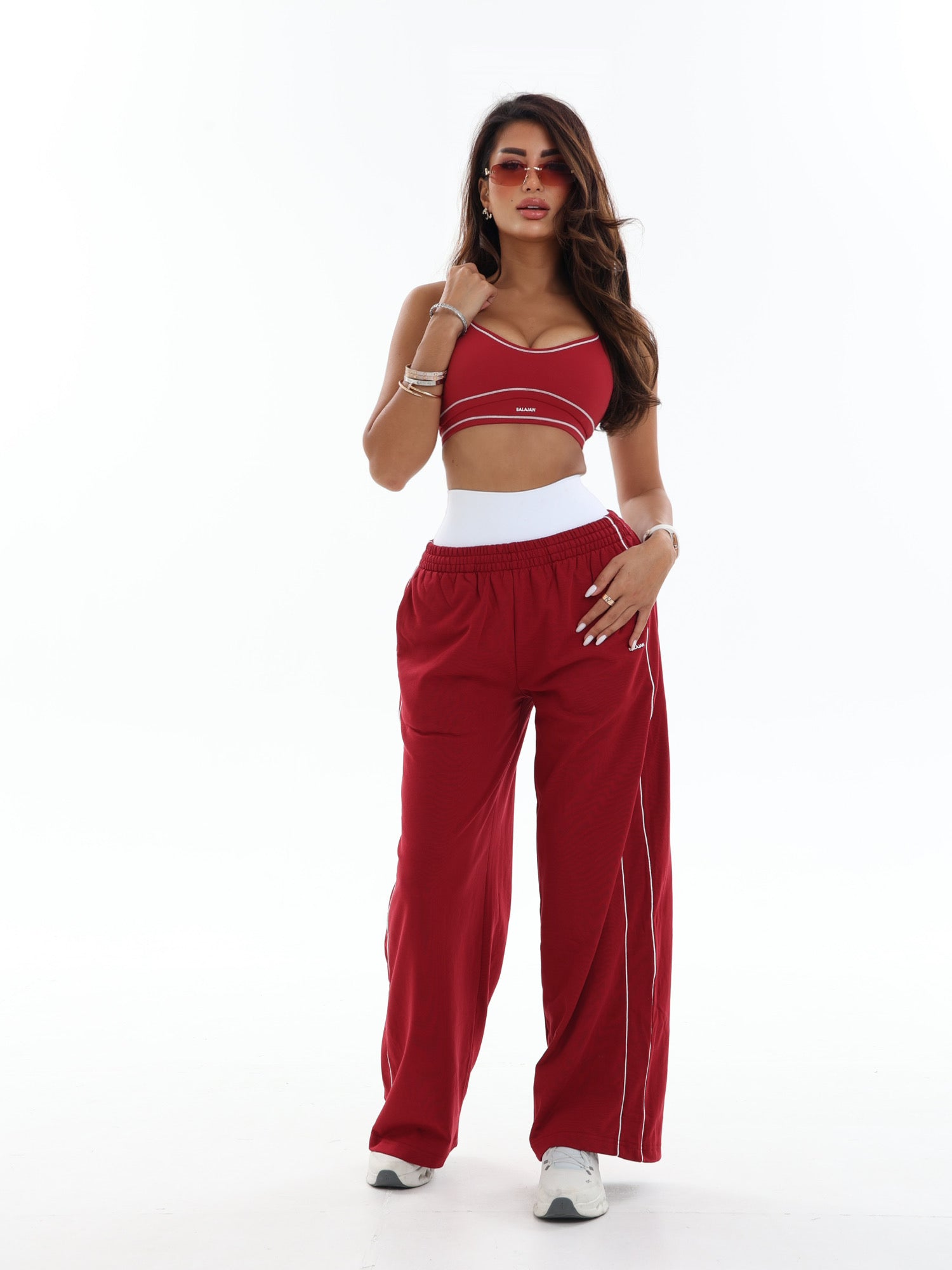 Crimson' Burgandy Joggers