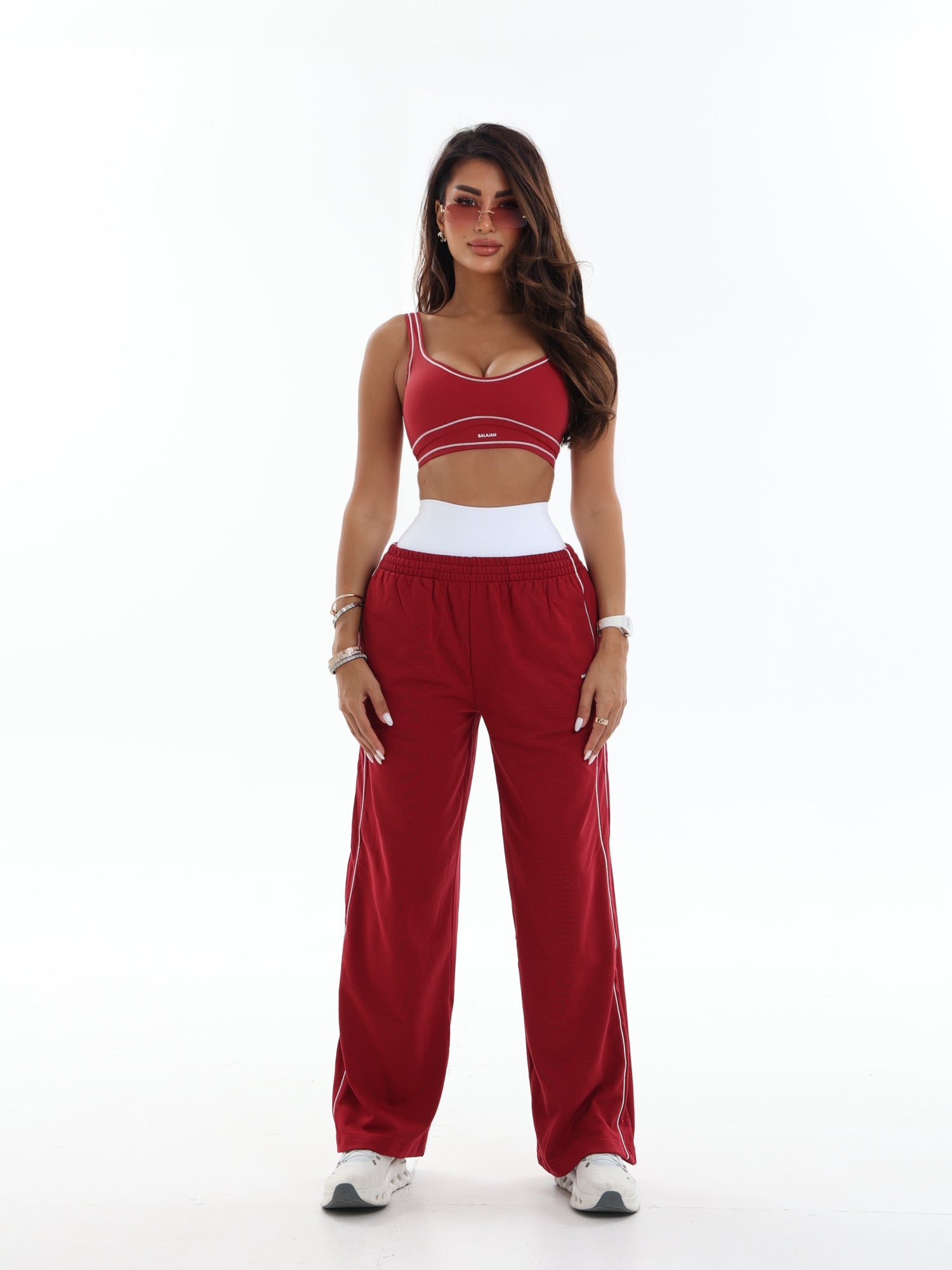 Crimson' Burgandy Joggers